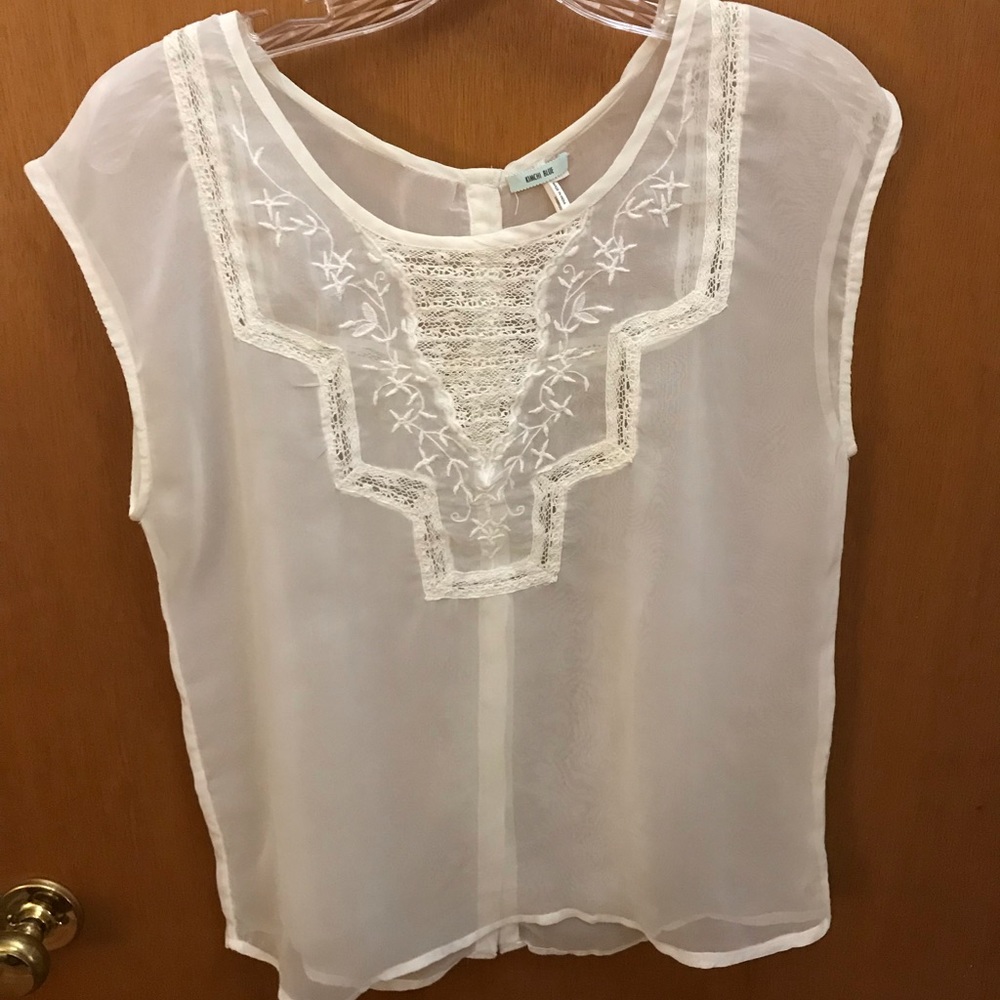 Kimchi Blue Sheer Blouse
